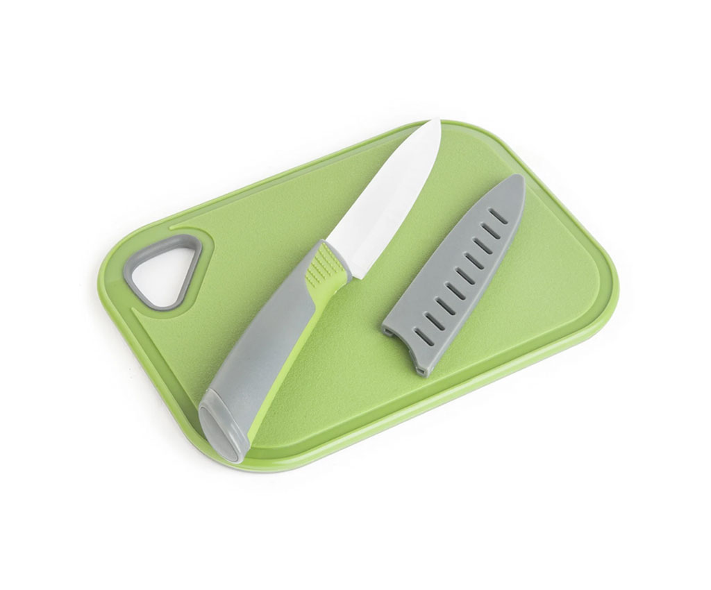 Bar Cutting Board &amp; Ceramic Knife (FTA7301)